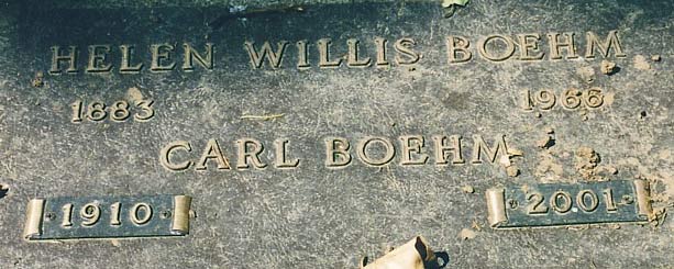 carl boehm grave oregon