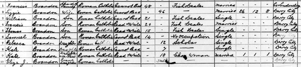 1911 census brandon