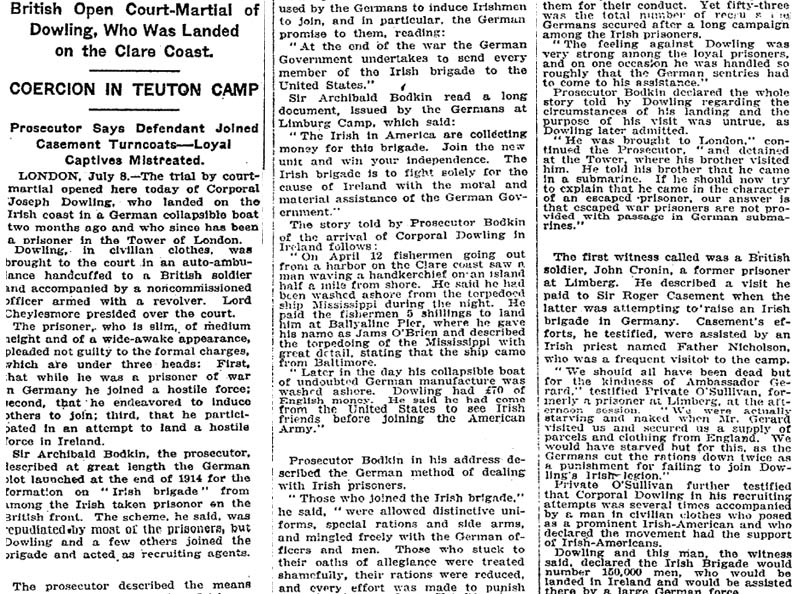 Report of Dowling Trial